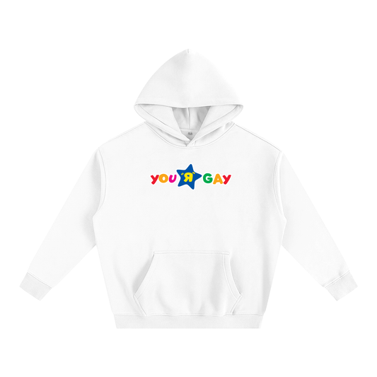 YOU R GAY Heavy Fleece Hoodie ~ GAYSBIE