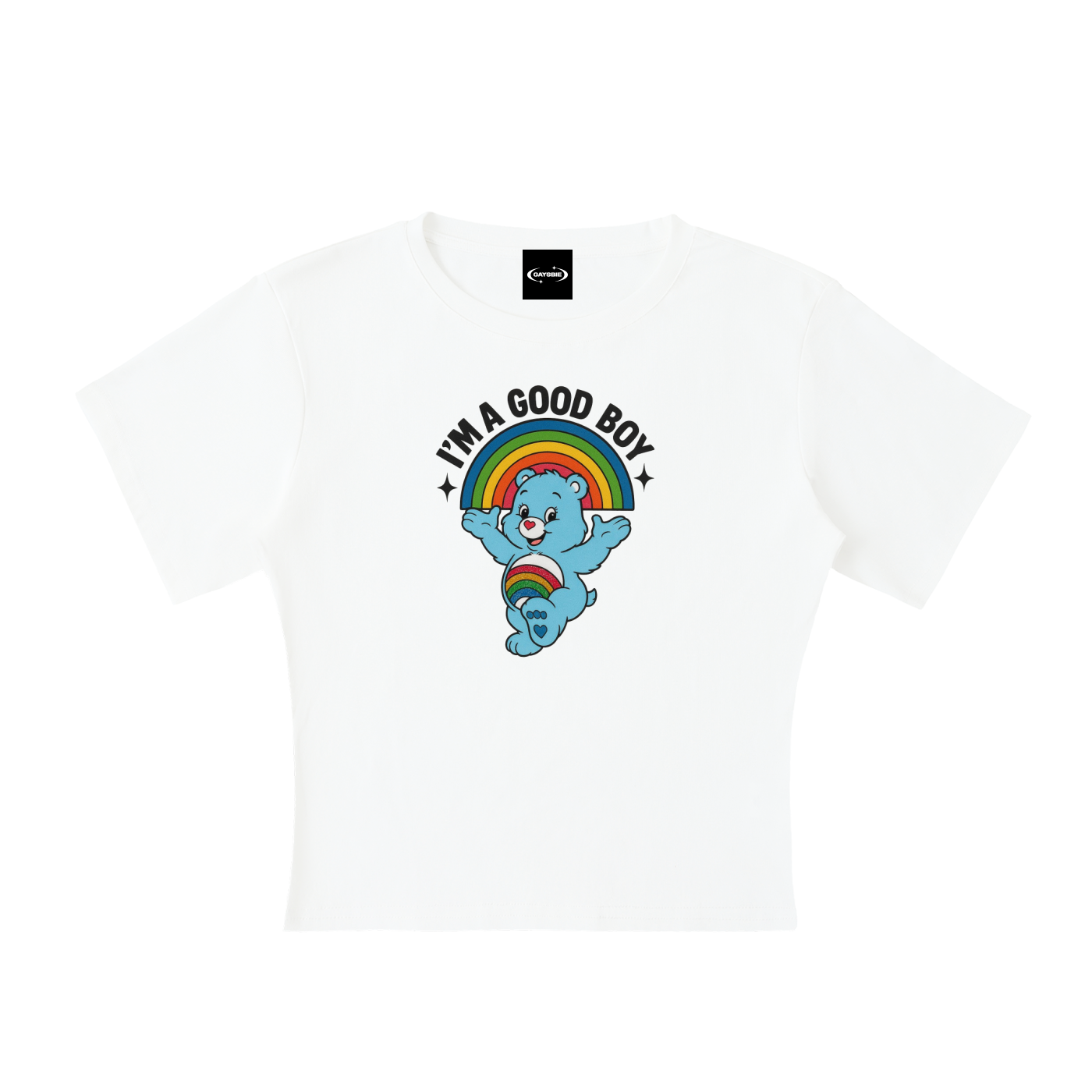 I'M A GOOD BOY BEAR Baby Tee ~ GAYSBIE