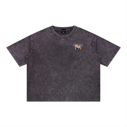 Trixie & Katya Gun Heavy Washed Boxy Tee ~ GAYSBIE