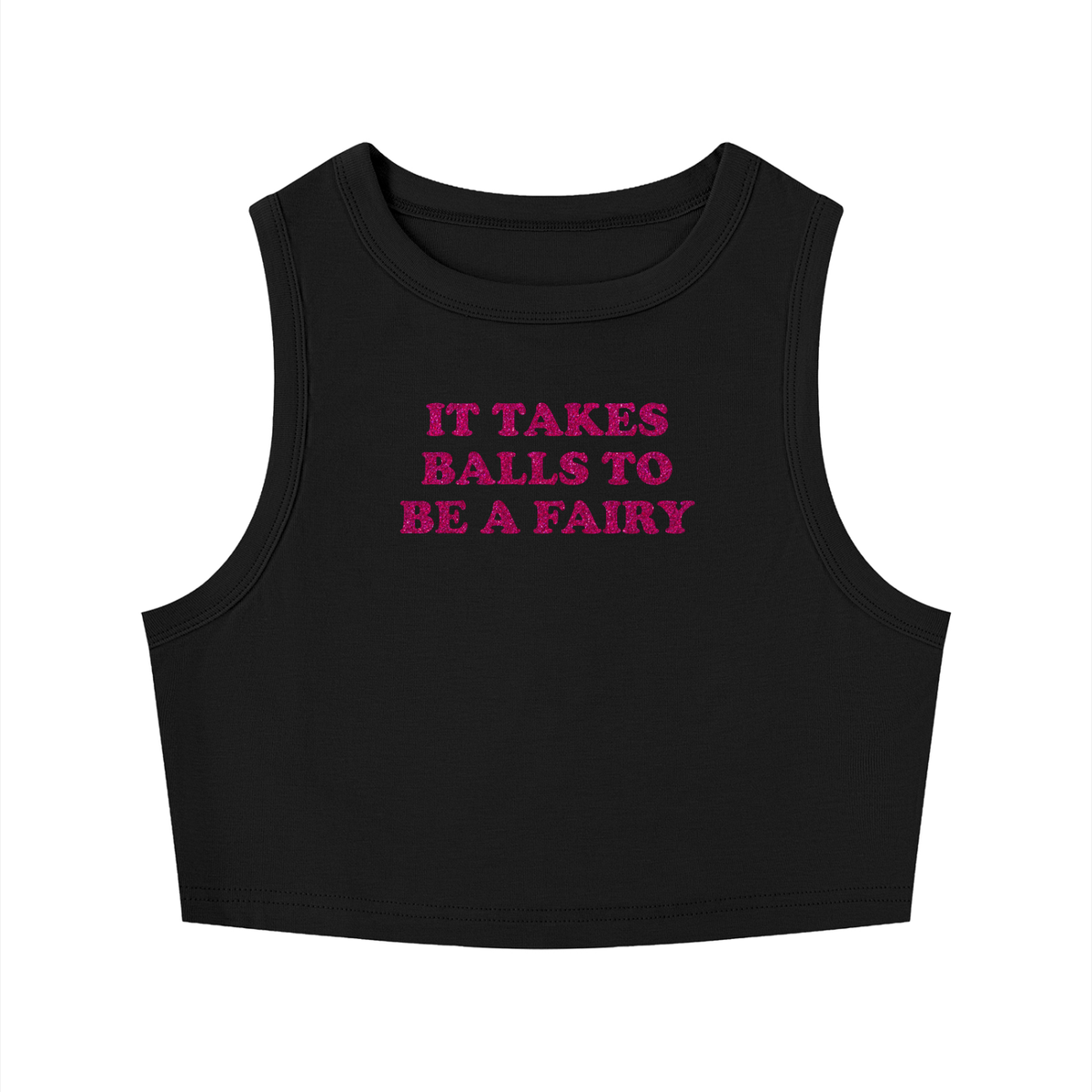 Women's Tight Crewneck Crop Tank Top