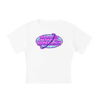 Baby Tee ICE / S BACK ROLLS Baby Tee ~ GAYSBIE PREMIUM MATERIALS