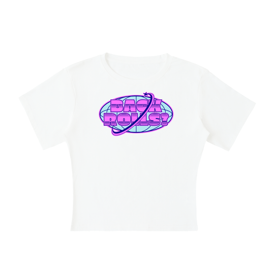Baby Tee ICE / S BACK ROLLS Baby Tee ~ GAYSBIE PREMIUM MATERIALS