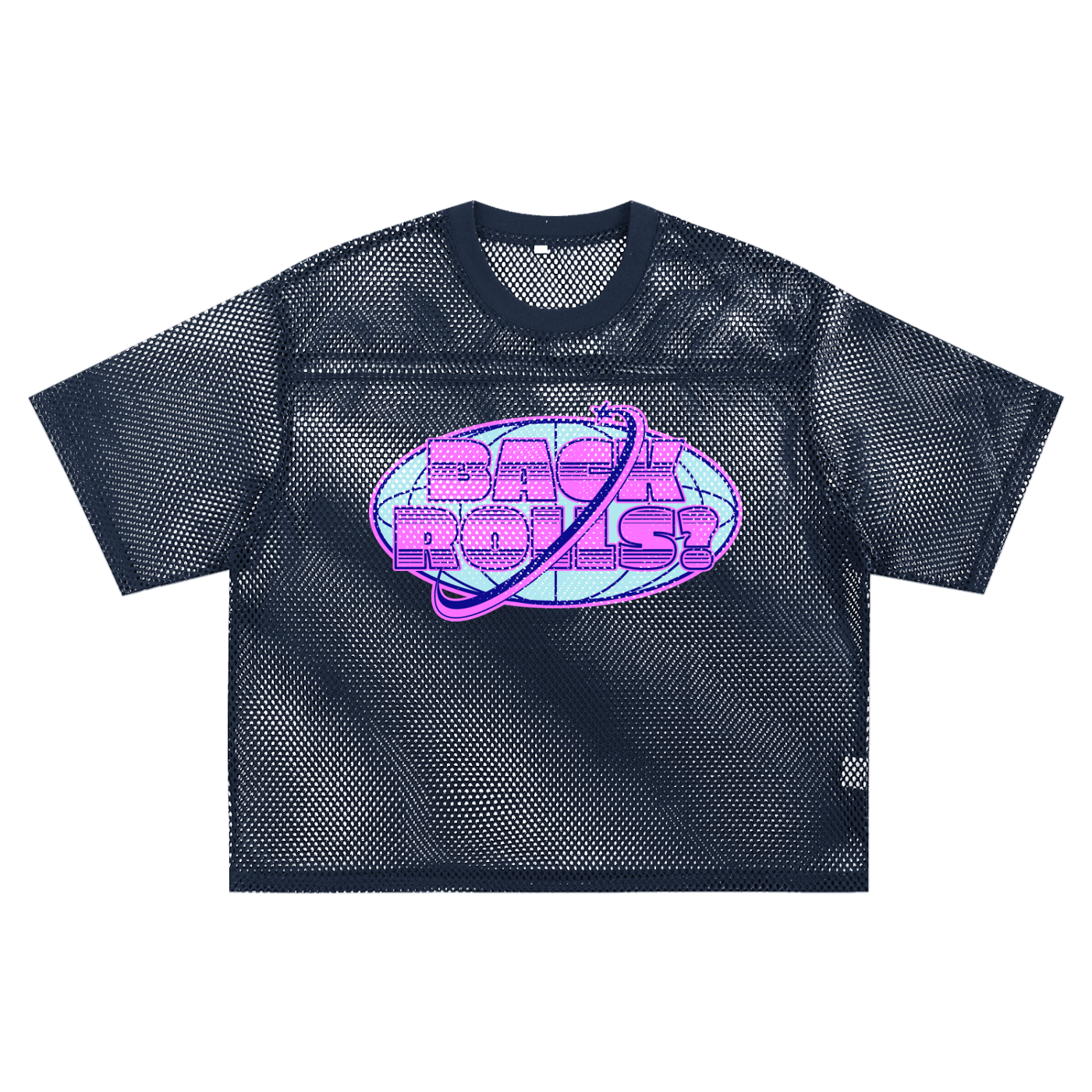 Mesh Tee ECLIPSE / S BACK ROLLS Boxy Mesh Tee ~ GAYBSIE PREMIUM MATERIALS