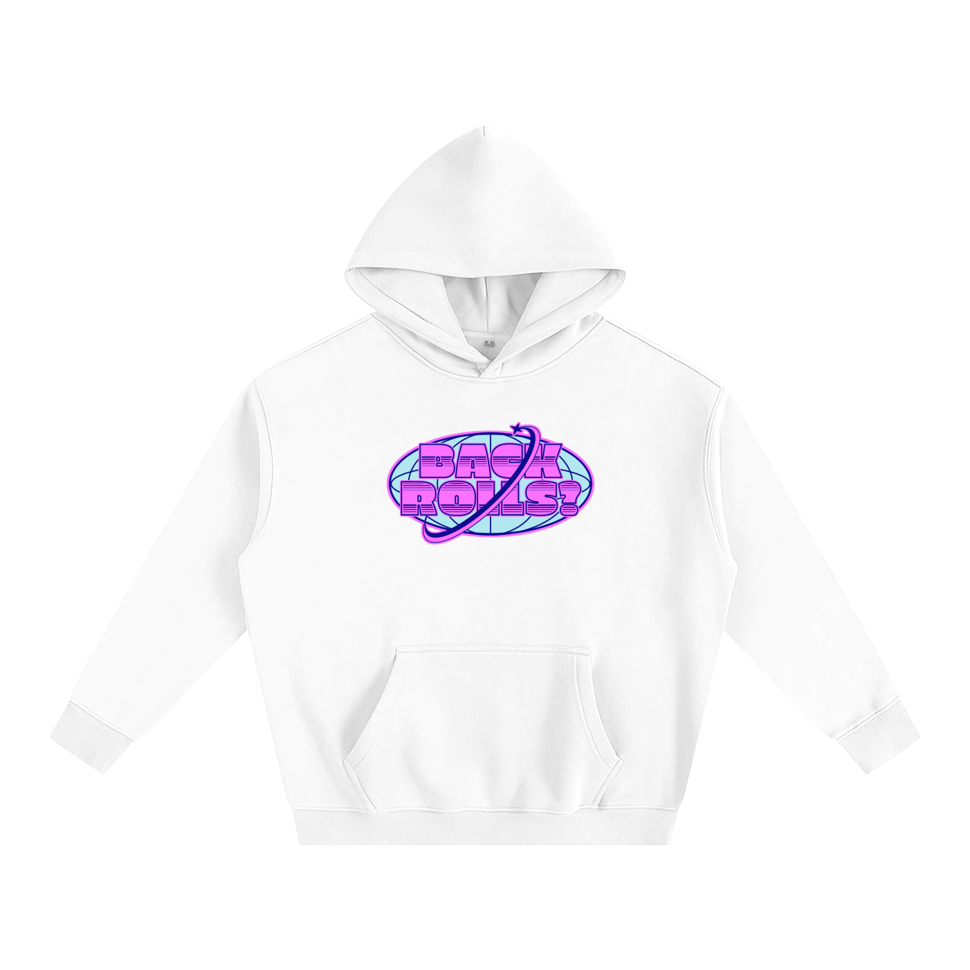 Premium Hood ICE / S BACK ROLLS? Heavy Fleece Hoodie ~ GAYSBIE PREMIUM MATERIALS