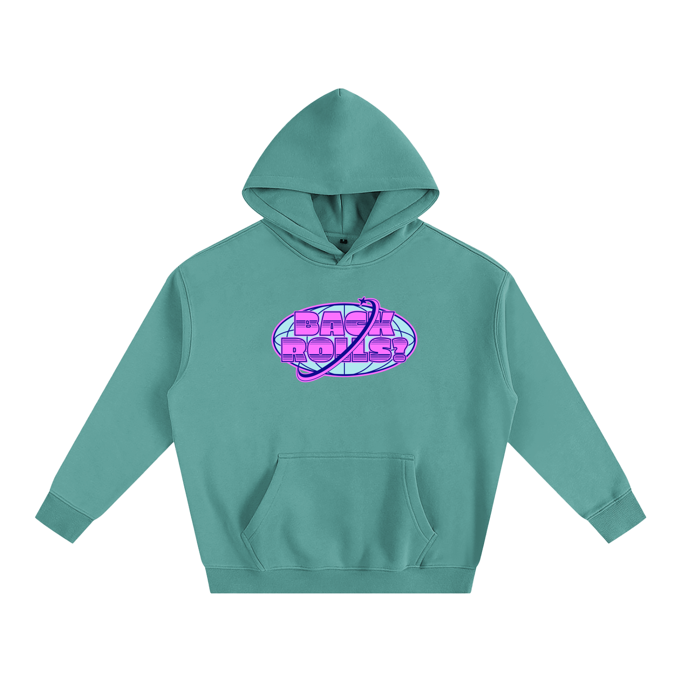 Premium Hood SAGE / S BACK ROLLS? Heavy Fleece Hoodie ~ GAYSBIE PREMIUM MATERIALS