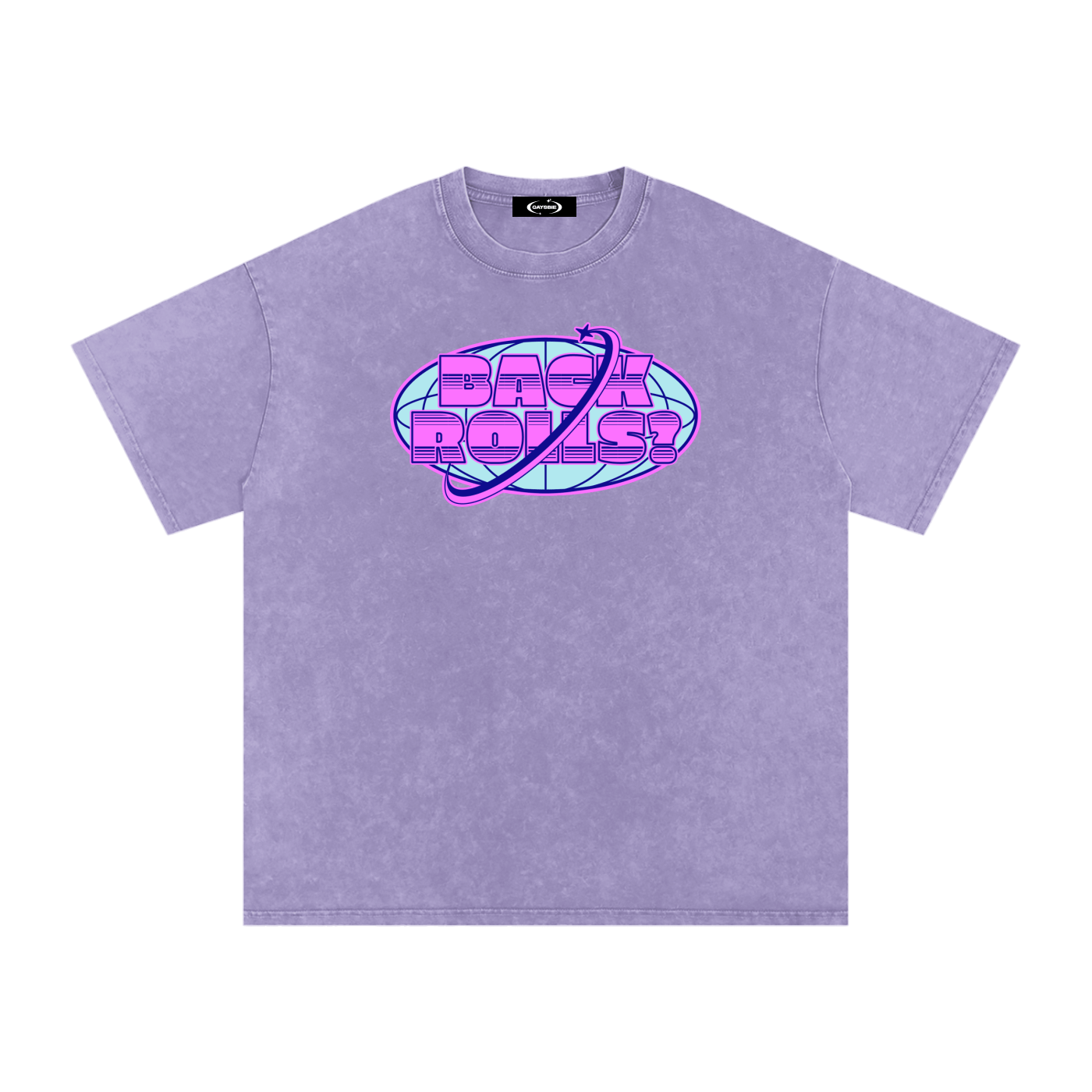 Oversize Tee LILAC / S BACK ROLLS Premium Oversized Tee - GAYSBIE PREMIUM MATERIALS