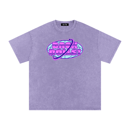 Oversize Tee LILAC / S BACK ROLLS Premium Oversized Tee - GAYSBIE PREMIUM MATERIALS