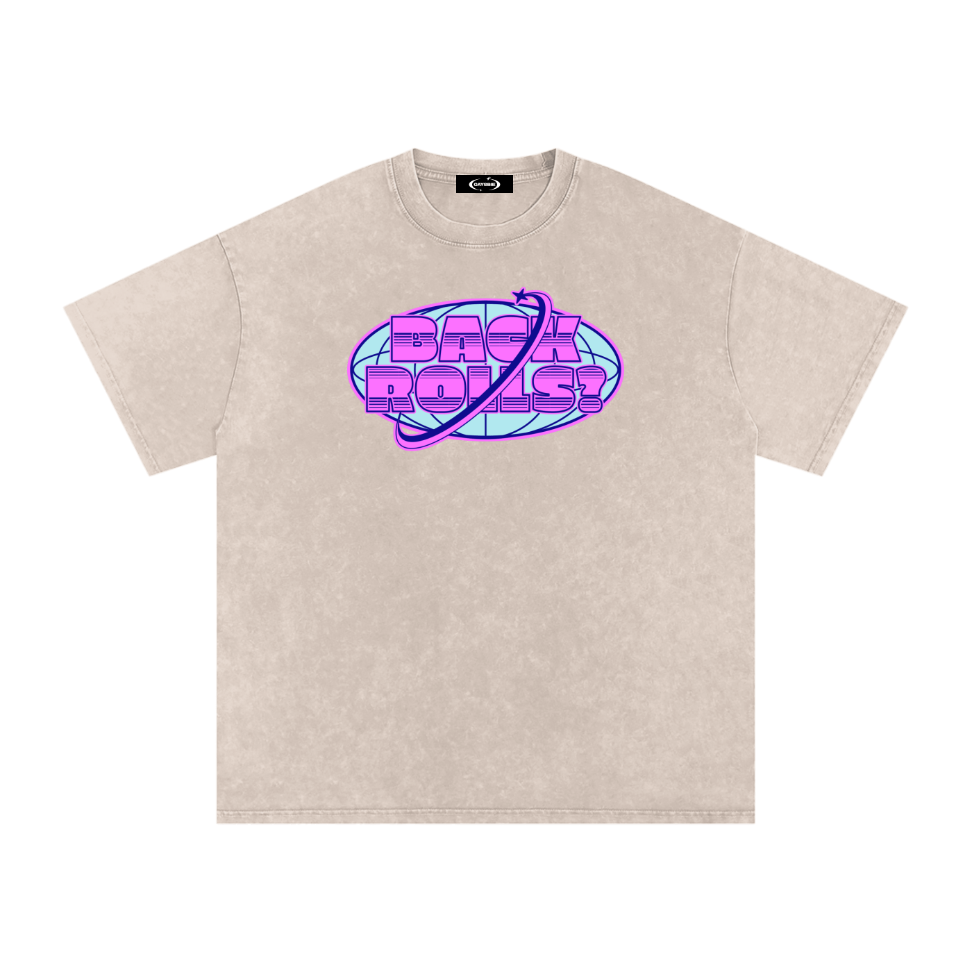 Oversize Tee PEACHY / S BACK ROLLS Premium Oversized Tee - GAYSBIE PREMIUM MATERIALS