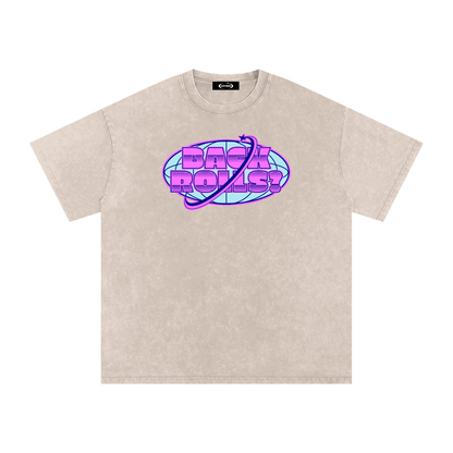 Oversize Tee PEACHY / S BACK ROLLS Premium Oversized Tee - GAYSBIE PREMIUM MATERIALS