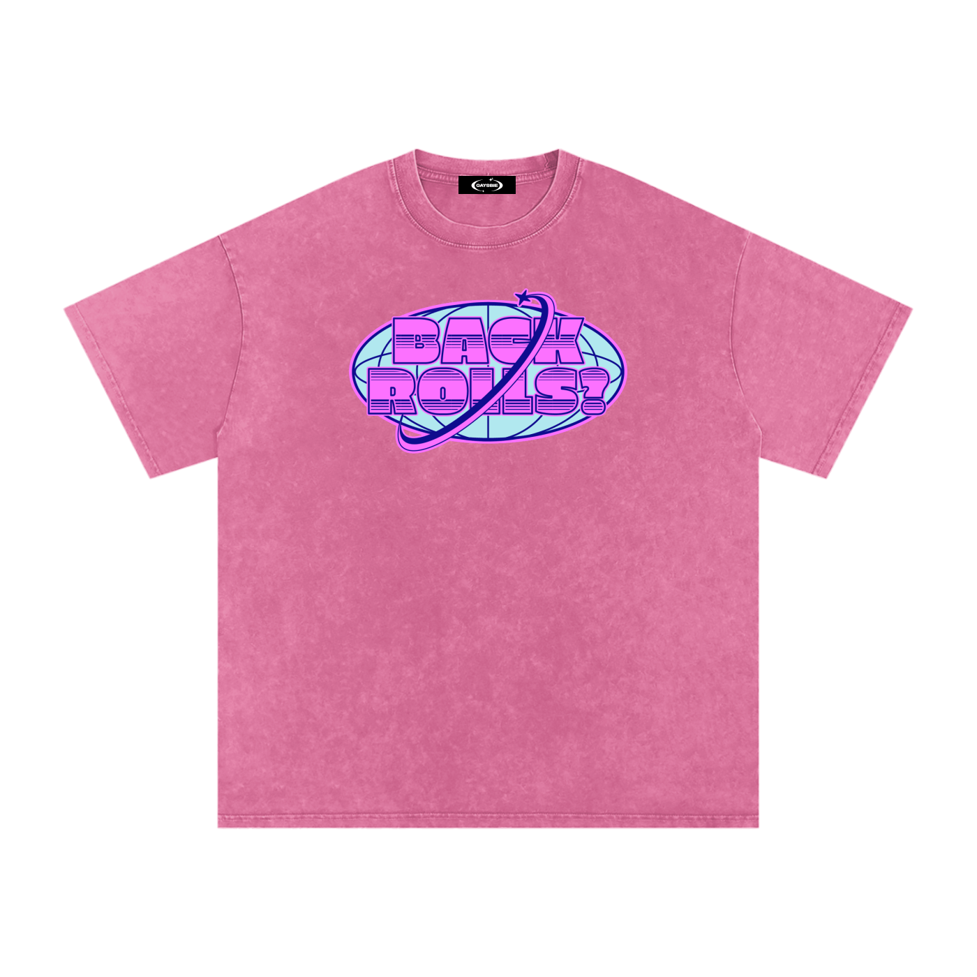 Oversize Tee PINK / S BACK ROLLS Premium Oversized Tee - GAYSBIE PREMIUM MATERIALS