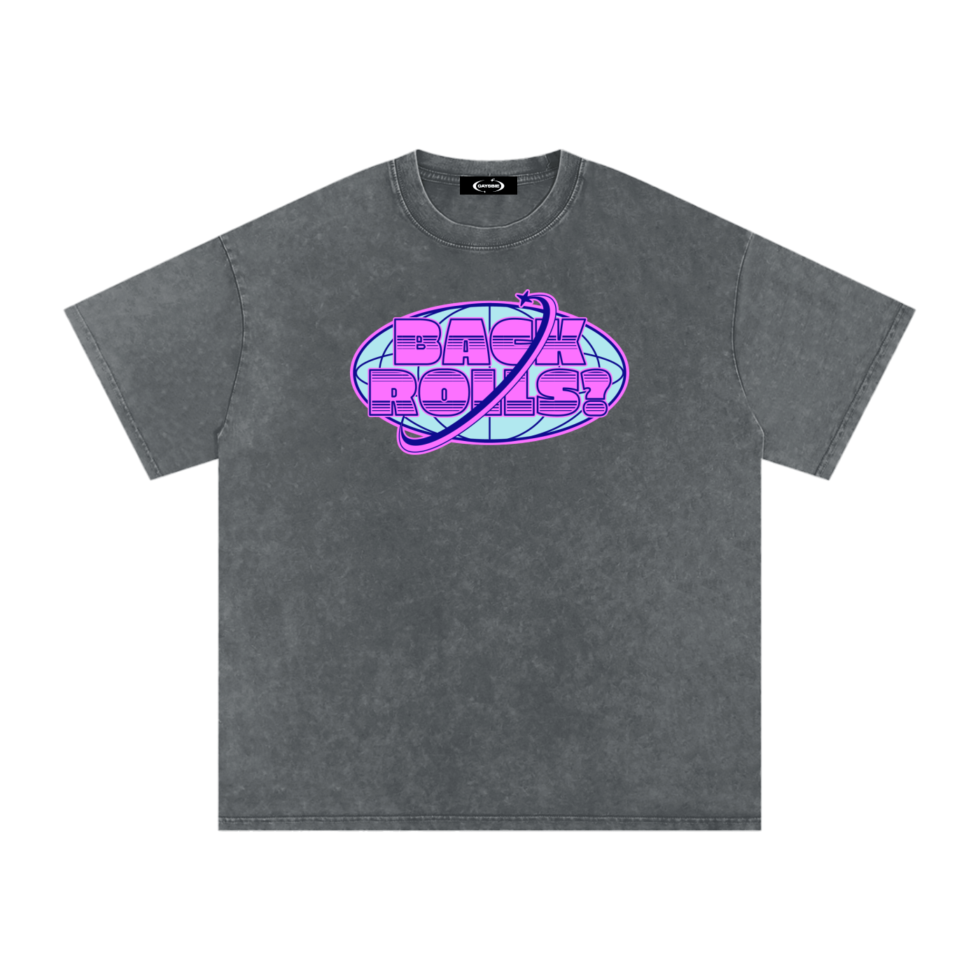 Oversize Tee STORM / S BACK ROLLS Premium Oversized Tee - GAYSBIE PREMIUM MATERIALS