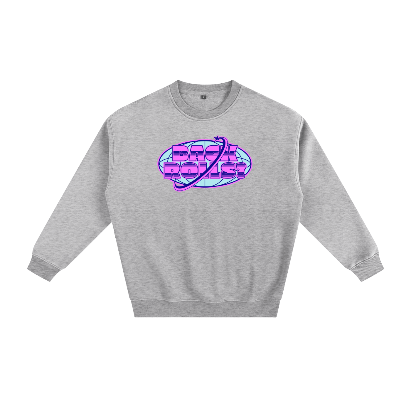 Premium Sweat Flower Gray / S BACK ROLLS?  Thick Fleece Sweat ~ GAYBSIE PREMIUM MATERIALS