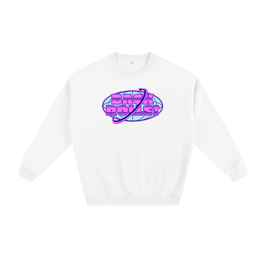 Premium Sweat White / S BACK ROLLS?  Thick Fleece Sweat ~ GAYBSIE PREMIUM MATERIALS