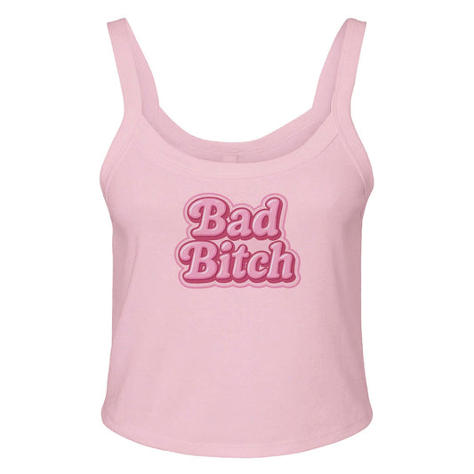 Ribbed Tank BLUSH / XS Bad Bitch Baby Ribbed Tank ~ GAYSBIE PREMIUM MATERIALS