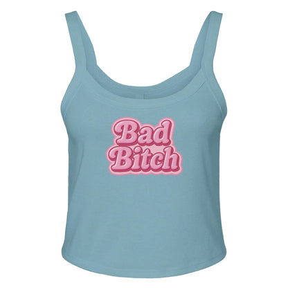 Ribbed Tank OCEAN / XS Bad Bitch Baby Ribbed Tank ~ GAYSBIE PREMIUM MATERIALS