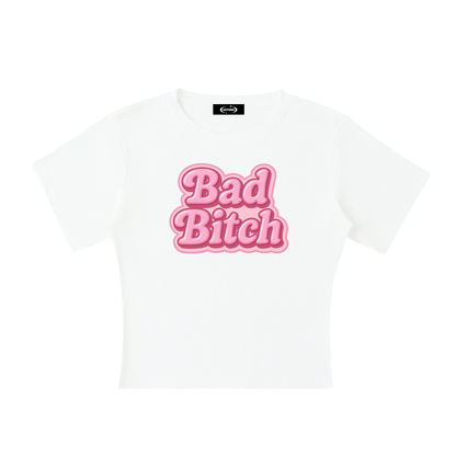 Baby Tee ICE / S Bad Bitch Baby Tee ~ GAYSBIE PREMIUM MATERIALS
