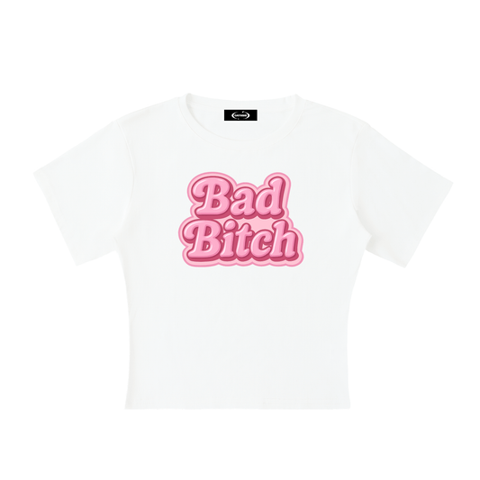 Baby Tee ICE / S Bad Bitch Baby Tee ~ GAYSBIE PREMIUM MATERIALS
