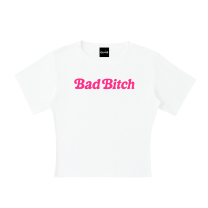 Baby Tee ICE / S Bad Bitch Baby Tee ~ GAYSBIE PREMIUM MATERIALS
