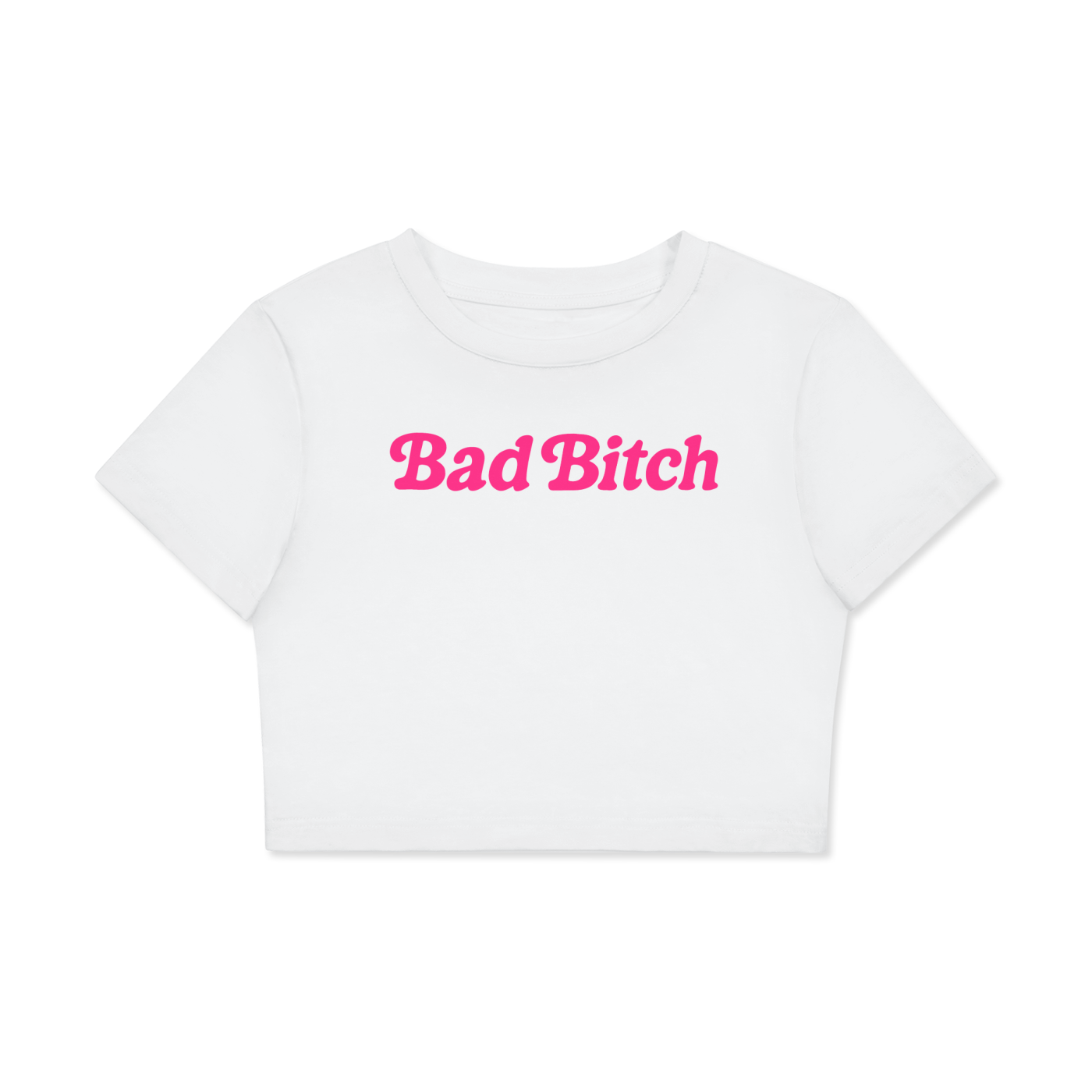Crop Tee ICE / XS Bad Bitch Crop Tee ~ GAYSBIE PREMIUM MATERIALS