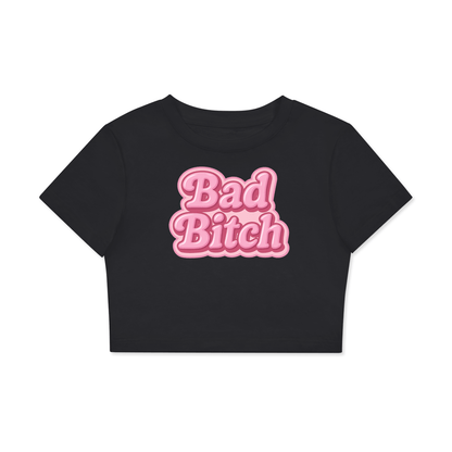 Crop Tee MIDNIGHT / XS Bad Bitch Crop Tee ~ GAYSBIE PREMIUM MATERIALS