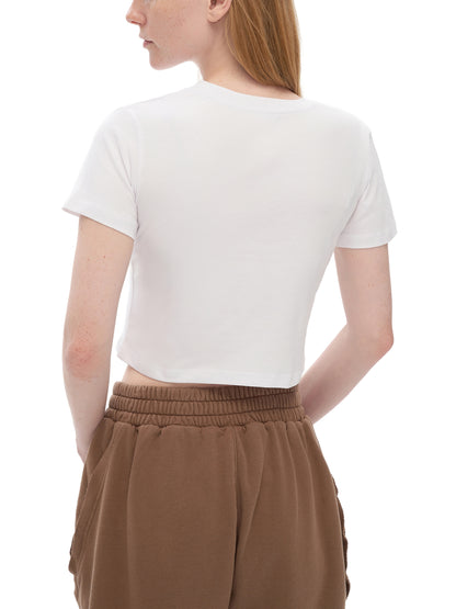 Crop Tee Bad Bitch Crop Tee ~ GAYSBIE PREMIUM MATERIALS