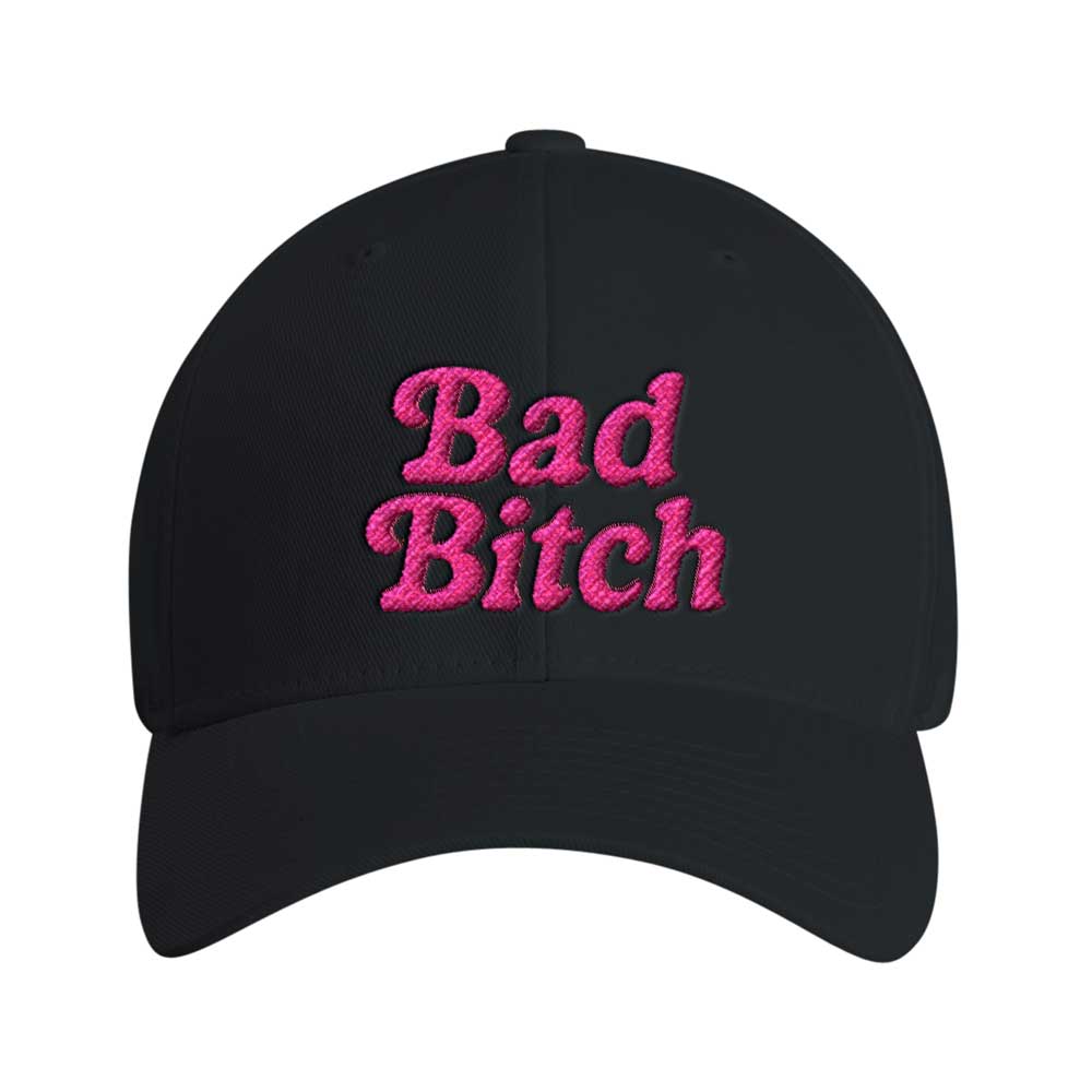 Caps MIDNIGHT / L-XL Bad Bitch Embroidered Cap ~ GAYSBIE PREMIUM MATERIALS