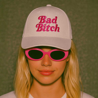 Caps Bad Bitch Embroidered Cap ~ GAYSBIE PREMIUM MATERIALS