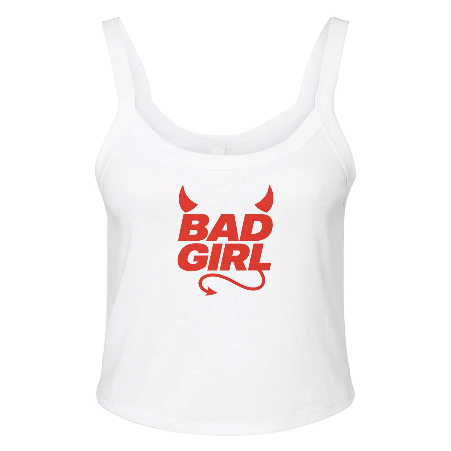 Ribbed Tank ICE / XS BAD GIRL Devil Baby Ribbed Tank ~ GAYSBIE PREMIUM MATERIALS