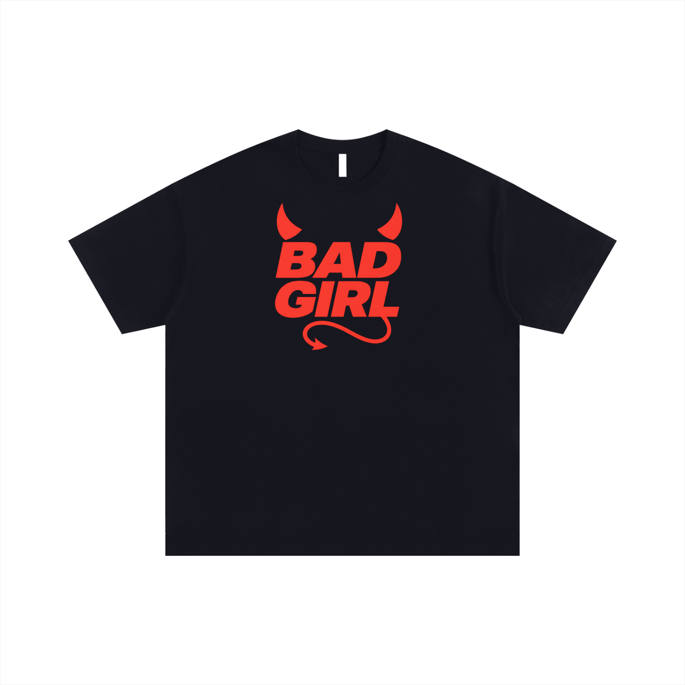 Oversize Tee Black / S BAD GIRL DEVIL Oversize Signature Tee ~ GAYSBIE PREMIUM MATERIALS