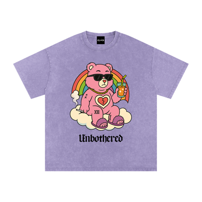 UNBOTHERED BEAR Premium Oversized Tee ~ GAYSBIE