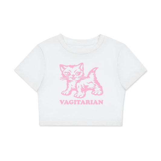 VAGITARIAN PUSSY Crop Tee ~ GAYSBIE