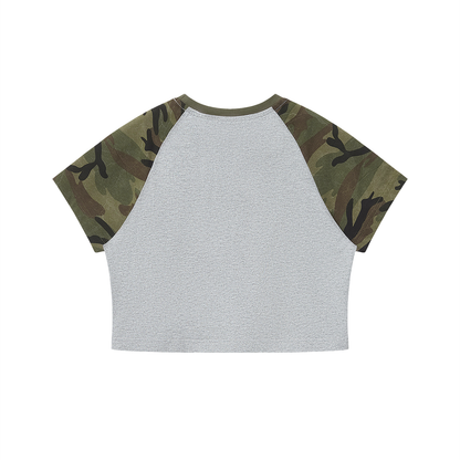 save a hoorse ride a cowgirl Camo Crop Tank ~ GAYSBIE