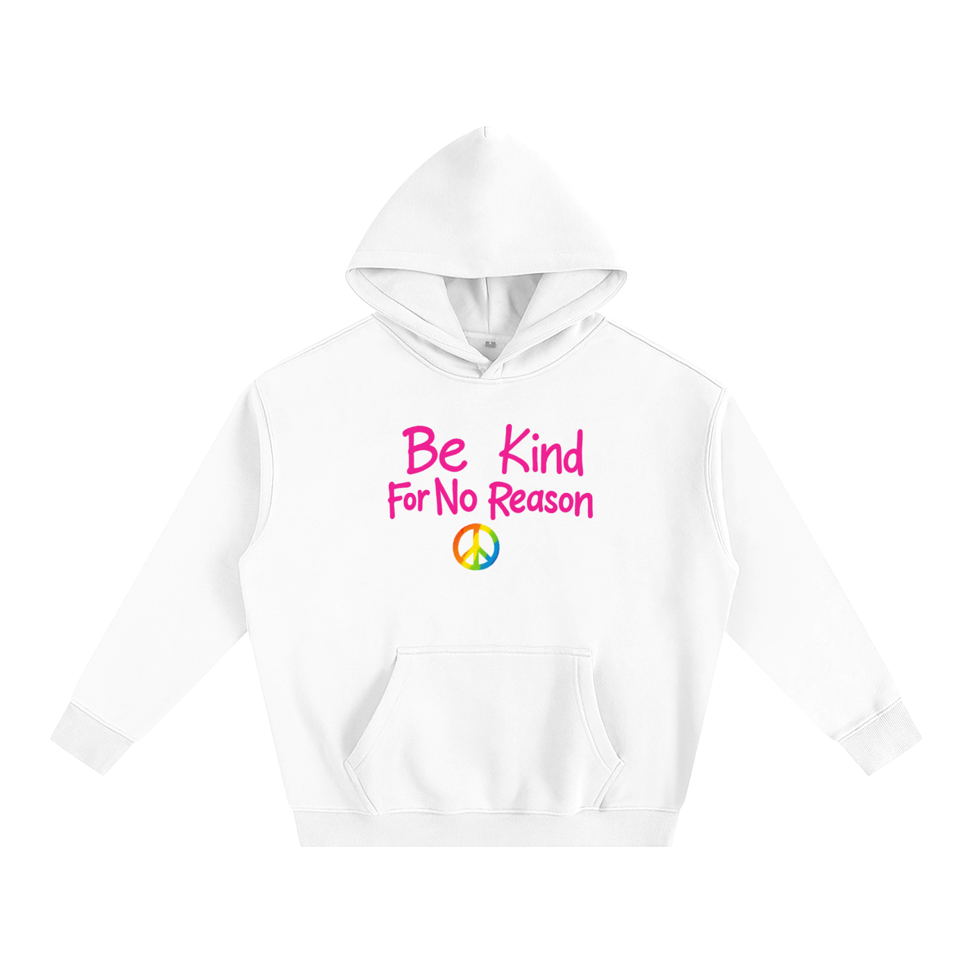 Premium Hood ICE / S Be Kind For No Reason Heavy Fleece Hoodie ~ GAYSBIE PREMIUM MATERIALS