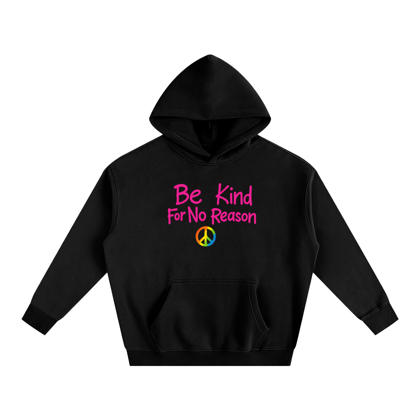 Premium Hood MIDNIGHT / S Be Kind For No Reason Heavy Fleece Hoodie ~ GAYSBIE PREMIUM MATERIALS