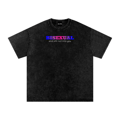 Oversize Tee MIDNIGHT / S BISEXUAL AND STILL NOT INTO YOU Premium Oversized Tee ~ GAYSBIE PREMIUM MATERIALS