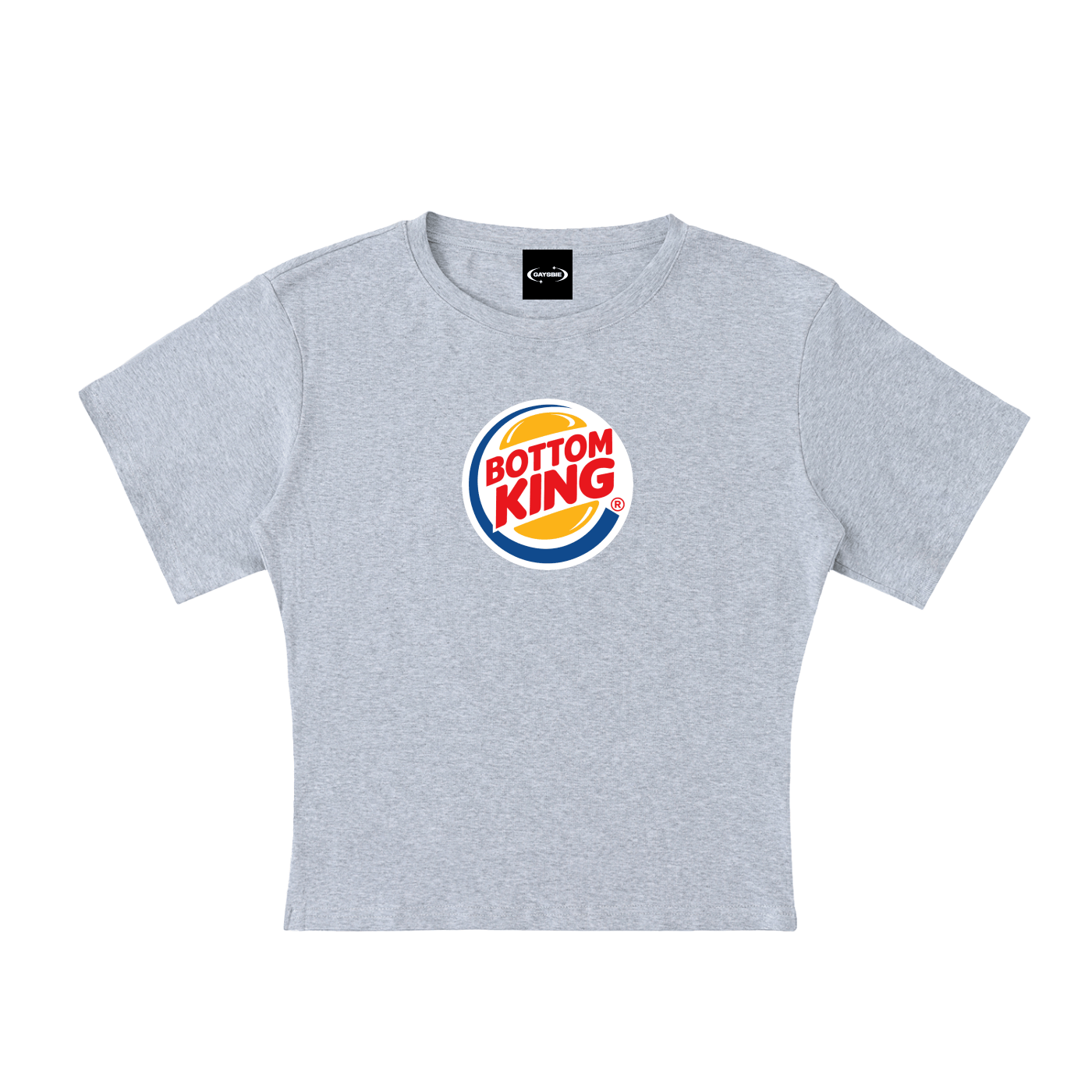 Baby Tank STONE / S BOTTOM KING BURGER Baby Tee ~ GAYSBIE PREMIUM MATERIALS