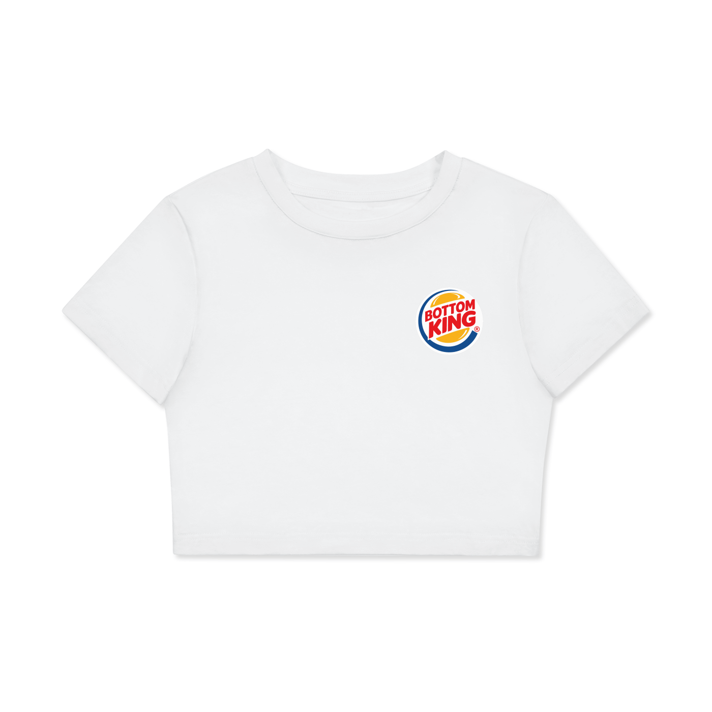 Crop Tee ICE / XS BOTTOM KING BURGER Crop Tee ~ GAYSBIE PREMIUM MATERIALS