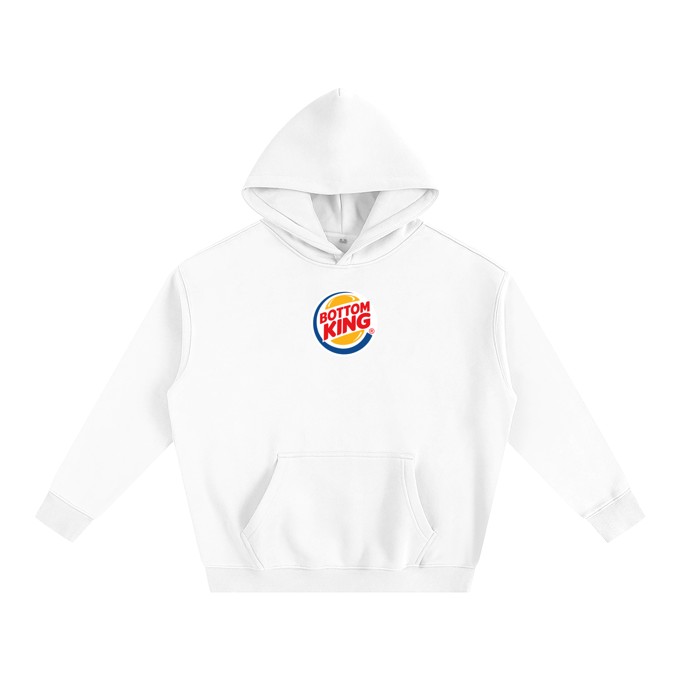 Premium Hood ICE / S BOTTOM KING BURGER Heavy Fleece Hoodie ~ GAYSBIE PREMIUM MATERIALS