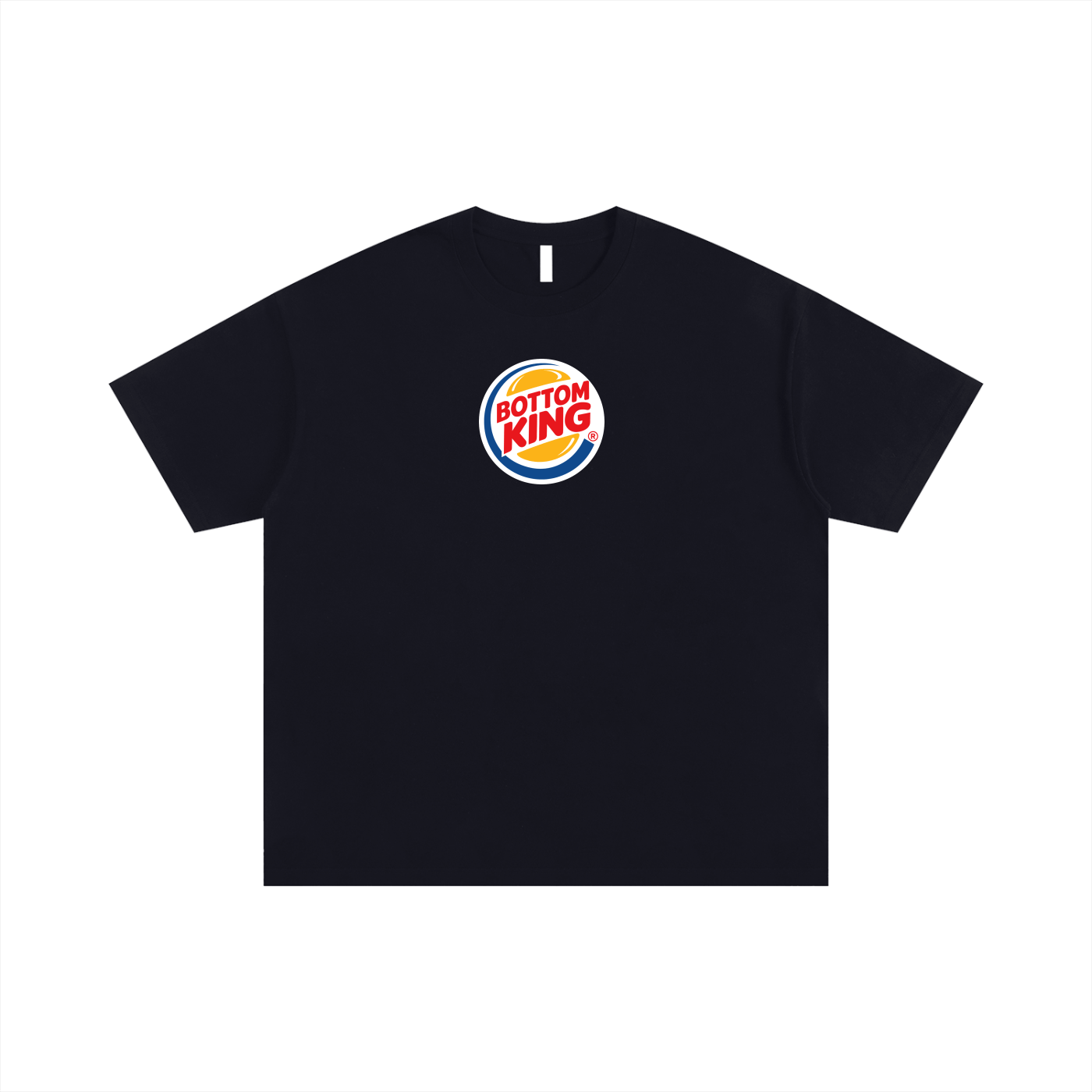 Oversize Tee MIDNIGHT / S BOTTOM KING BURGER Oversize Signature Tee ~ GAYSBIE PREMIUM MATERIALS