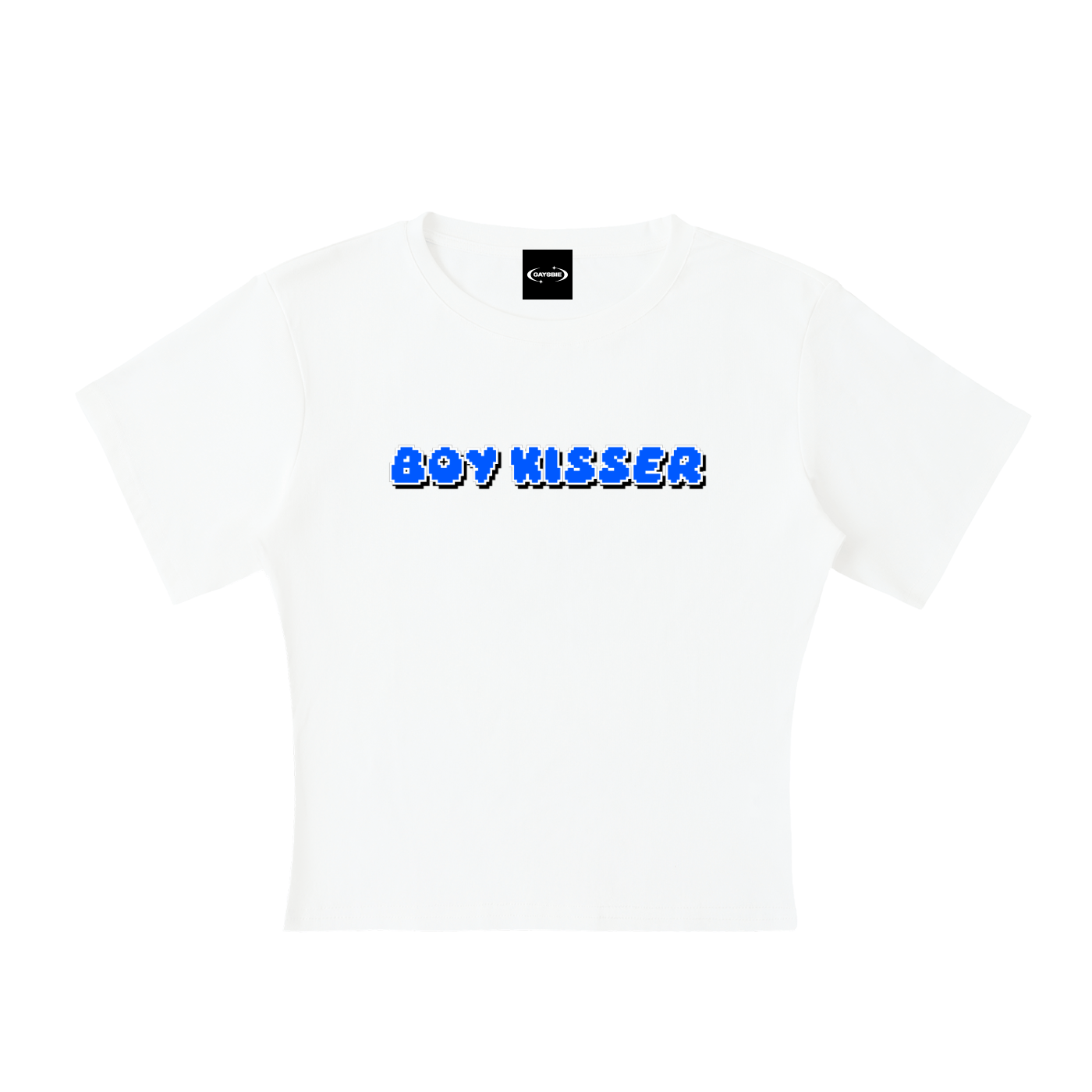 Baby Tee ICE / S BOY KISSER Baby Tee ~ GAYSBIE PREMIUM MATERIALS