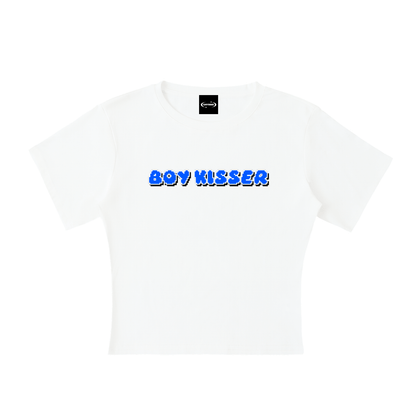 Baby Tee ICE / S BOY KISSER Baby Tee ~ GAYSBIE PREMIUM MATERIALS