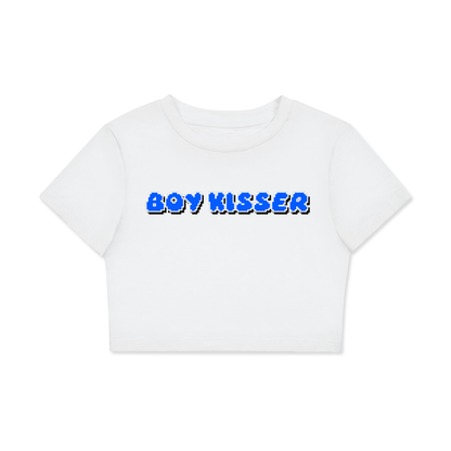 Crop Tee ICE / XS BOY KISSER Crop Tee ~ GAYBSIE PREMIUM MATERIALS