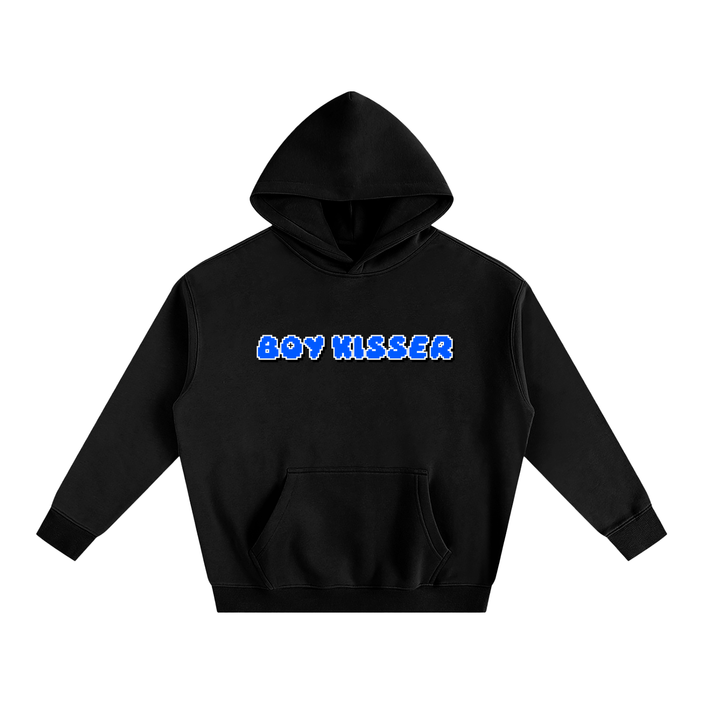 Premium Hood MIDNIGHT / S BOY KISSER Heavy Fleece Hoodie ~ GAYSBIE PREMIUM MATERIALS