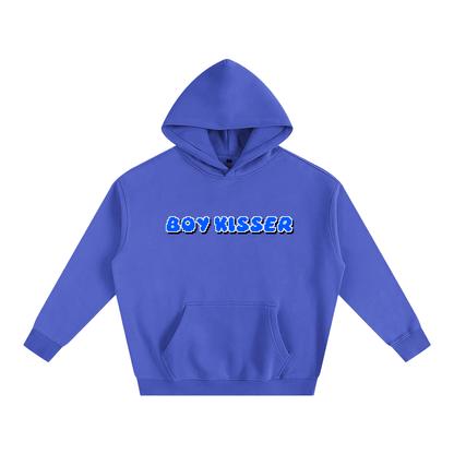 Premium Hood SKY / S BOY KISSER Heavy Fleece Hoodie ~ GAYSBIE PREMIUM MATERIALS