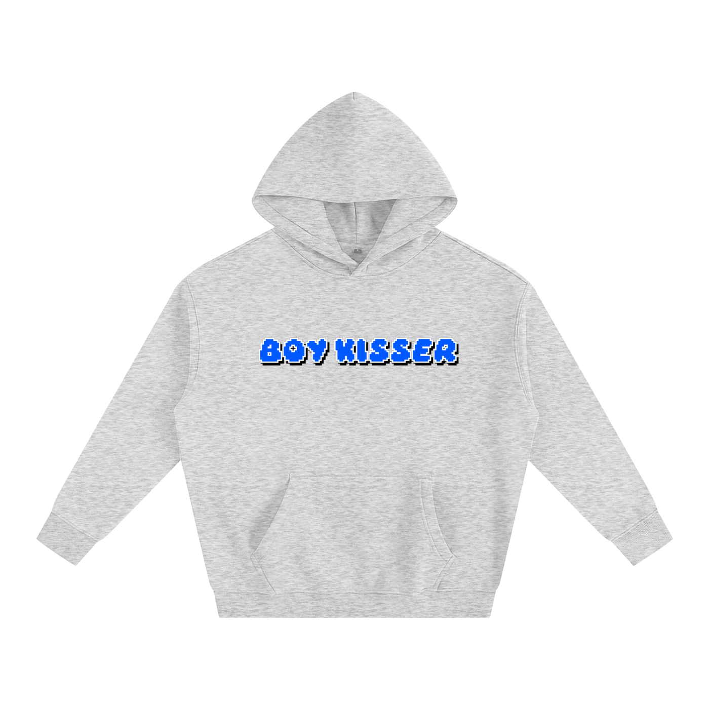 Premium Hood STONE / S BOY KISSER Heavy Fleece Hoodie ~ GAYSBIE PREMIUM MATERIALS