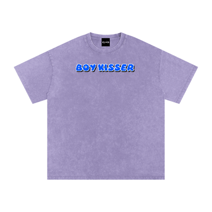Oversize Tee LILAC / S BOY KISSER Premium Oversized Tee ~ GAYSBIE PREMIUM MATERIALS