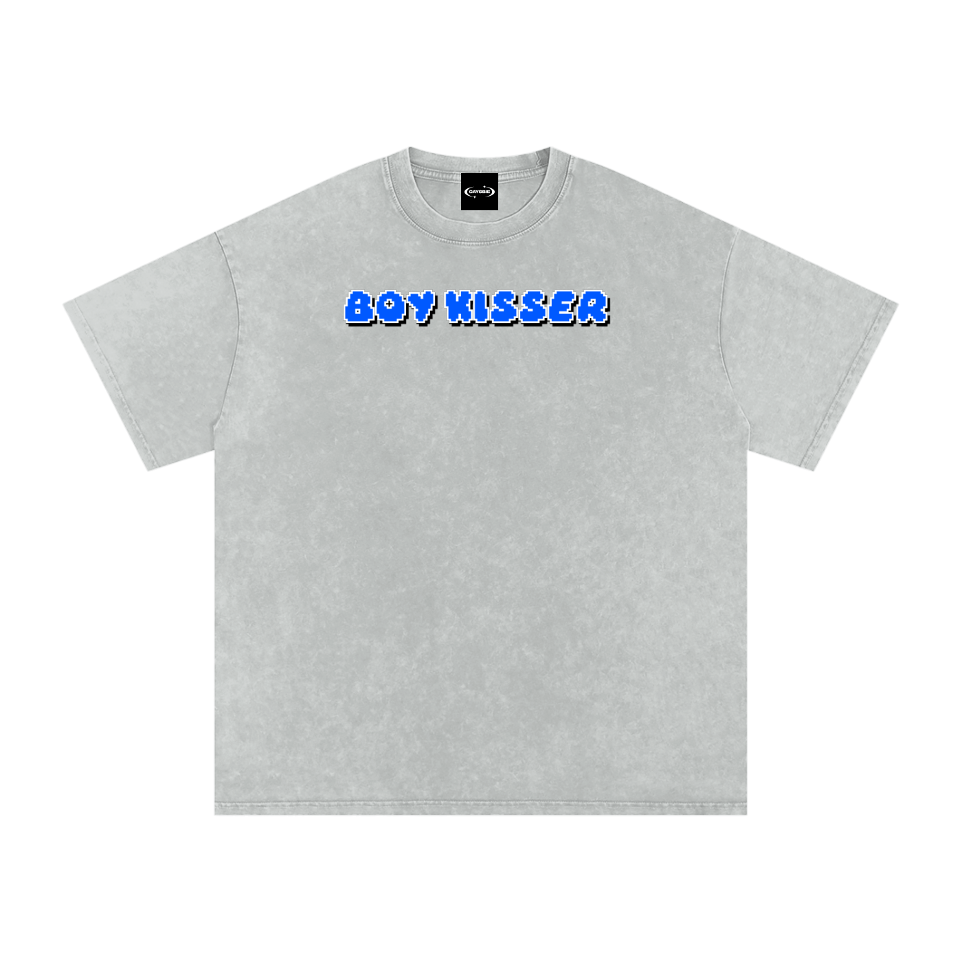Oversize Tee SMOKE / S BOY KISSER Premium Oversized Tee ~ GAYSBIE PREMIUM MATERIALS