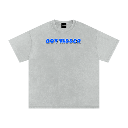 Oversize Tee SMOKE / S BOY KISSER Premium Oversized Tee ~ GAYSBIE PREMIUM MATERIALS