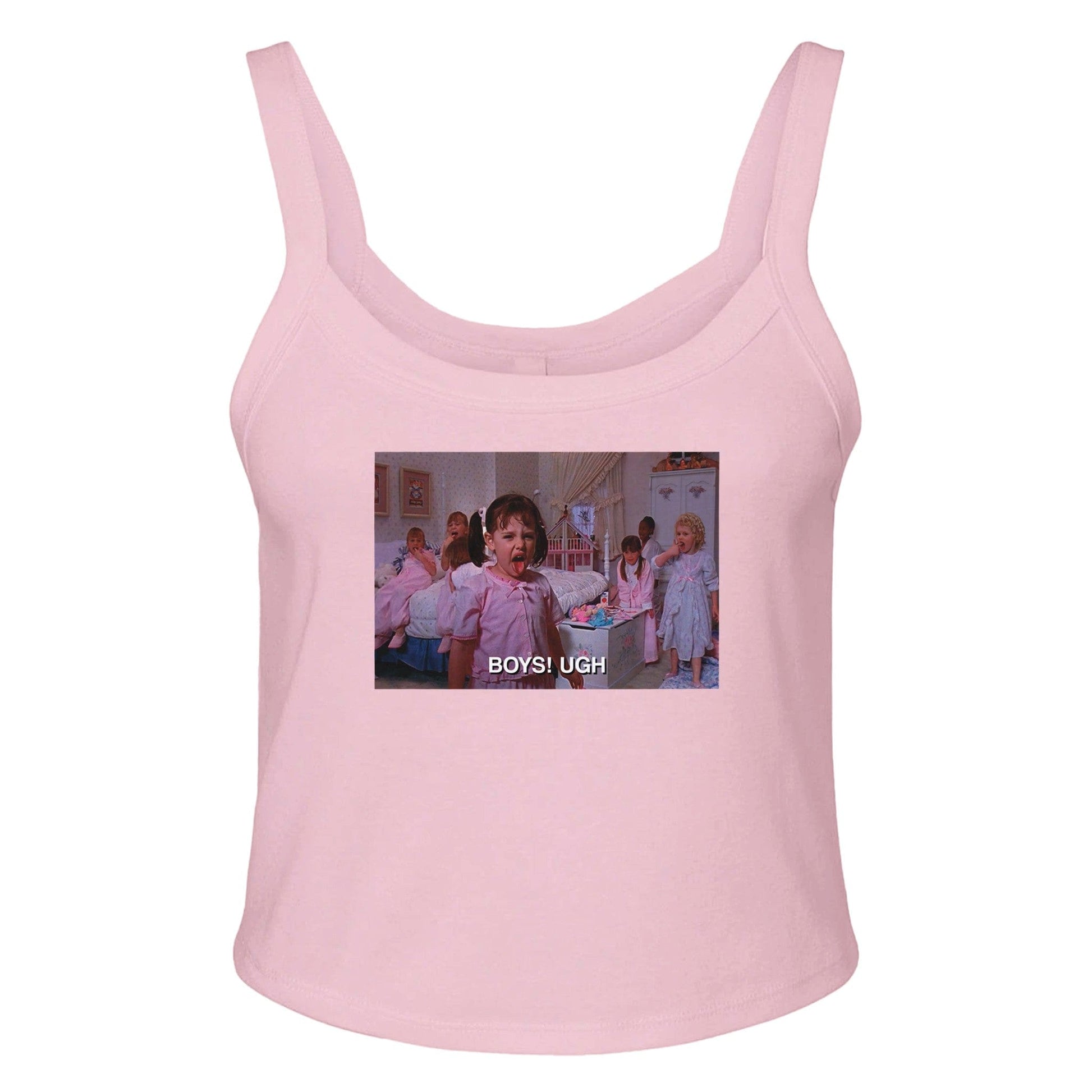 Ribbed Tank BUBBLEGUM / XS BOYS! UGH Baby Ribbed Tank ~ GAYSBIE PREMIUM MATERIALS