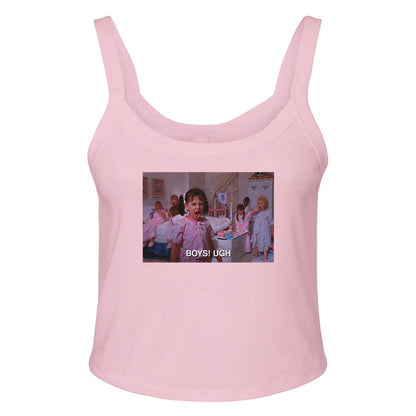 Ribbed Tank BUBBLEGUM / XS BOYS! UGH Baby Ribbed Tank ~ GAYSBIE PREMIUM MATERIALS